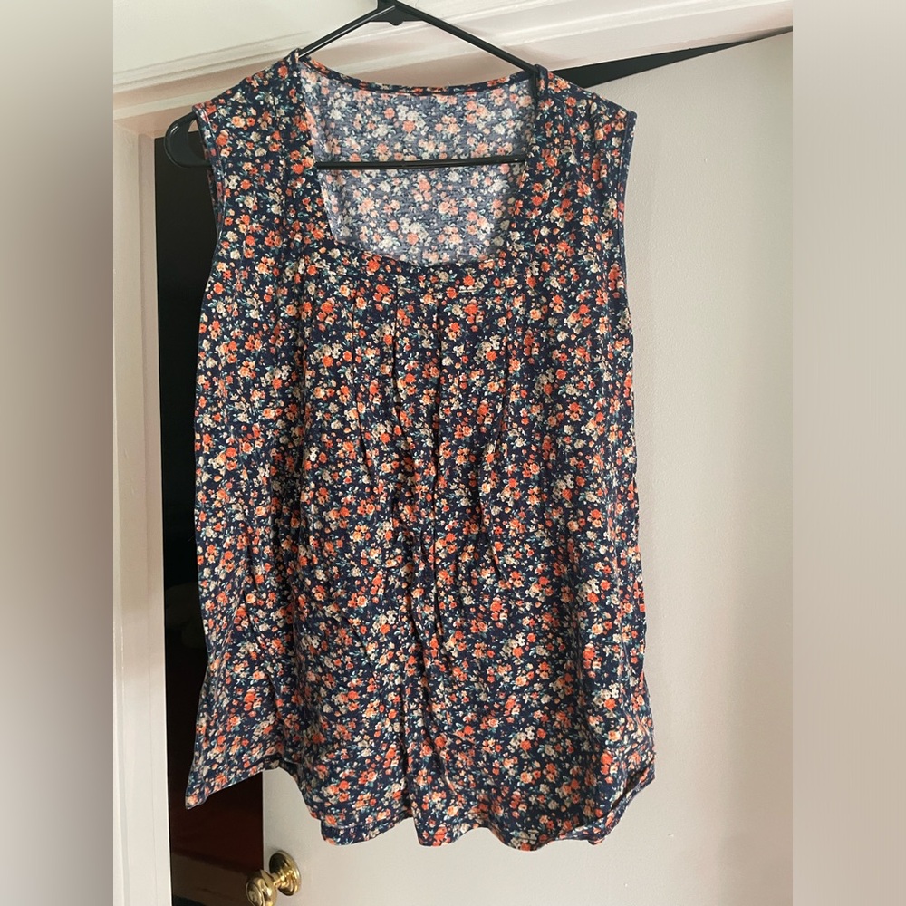 Floral tank top